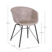 bezs mubor etkezoszek fem szeklab fekete modern loft ipari stilus kavezo etkezo etterem.jpg